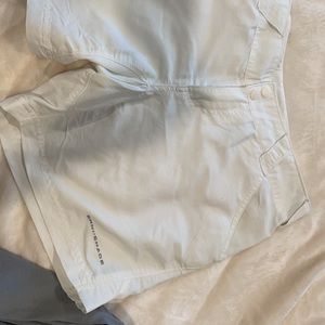 Columbia white shorts.